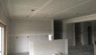 Drywall installed
