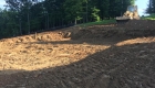 Foundation being dug