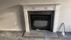 Fireplace surround and mantle