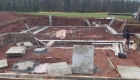 Footers poured and starting to set wall panels