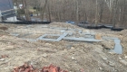 Footings poured