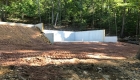 Concrete slabs poured & rough grading complete