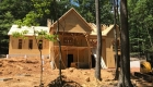 Roof being installed