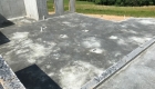 Concrete slabs poured
