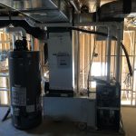 HVAC plumbing and electrical Rough ins complete