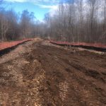 Driveway being installed