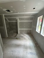 Drywall hung