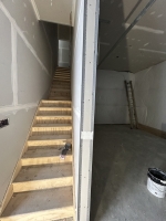 Drywall hung