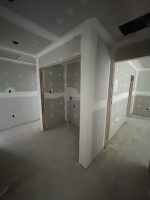 Drywall hung