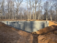 Foundation installed