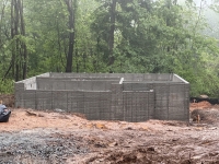 Foundation poured