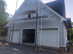 Siding started