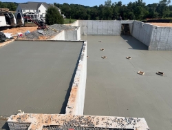 Slabs poured 