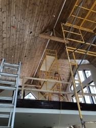 Wood ceiling started